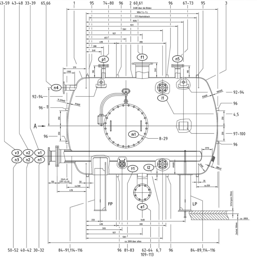 Pressure Vessel Diagram