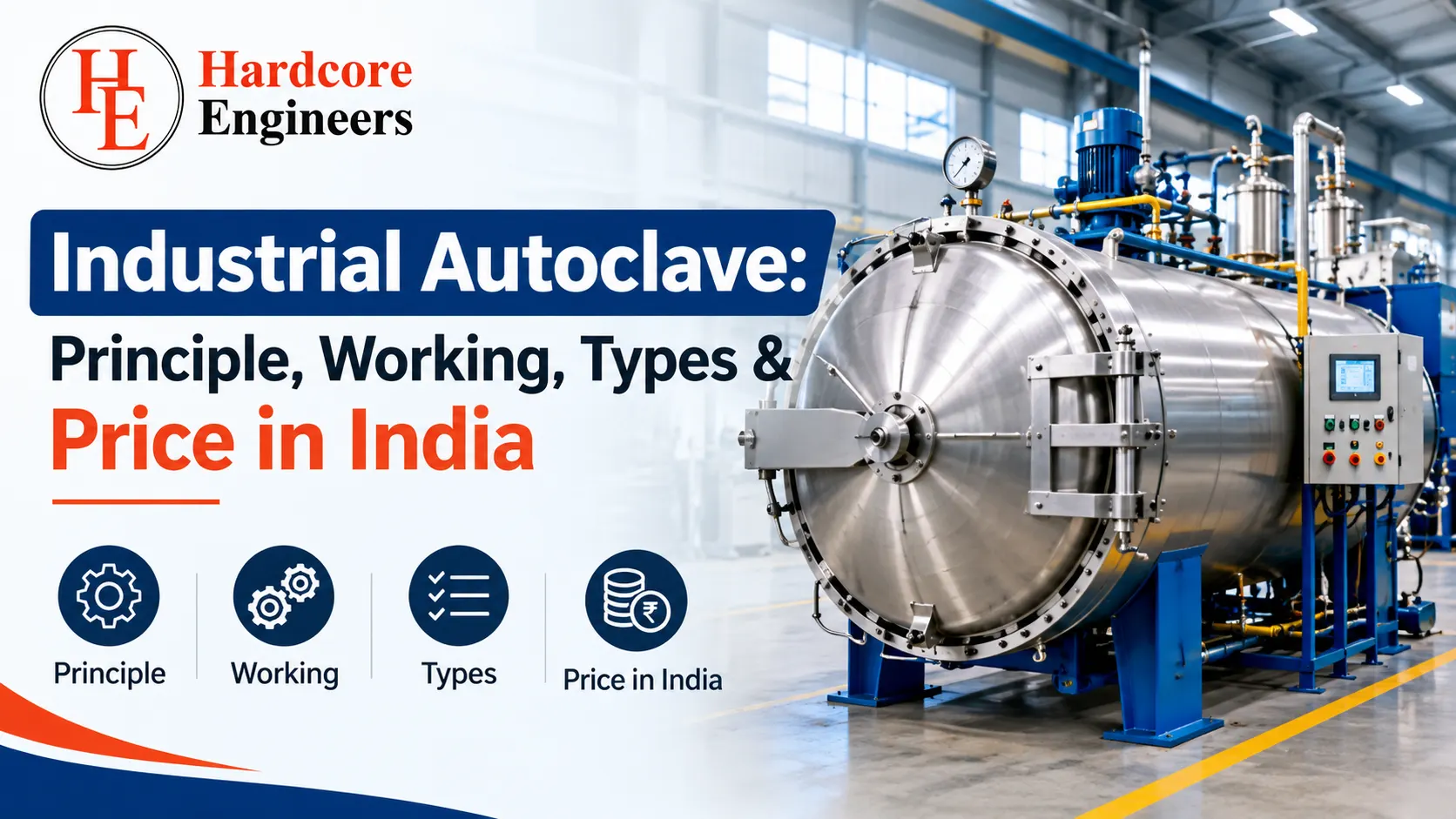 You are currently viewing Industrial Autoclave: Principle, Working, Types & Price in India